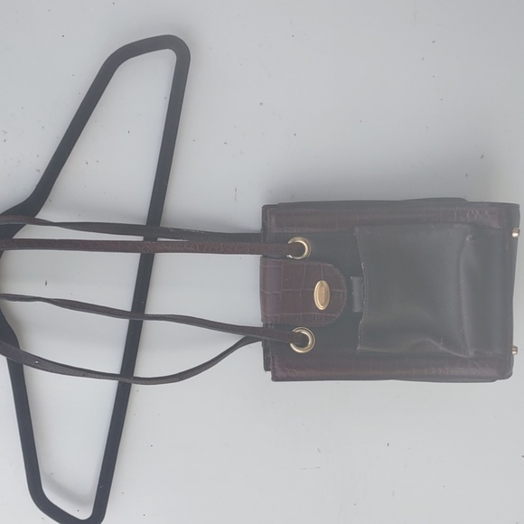 Bally Vtg brown leather mini purse - Picture 2 of 5